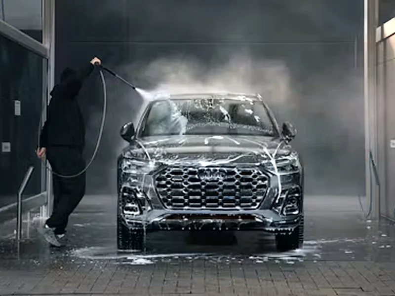 Self-service wash bays